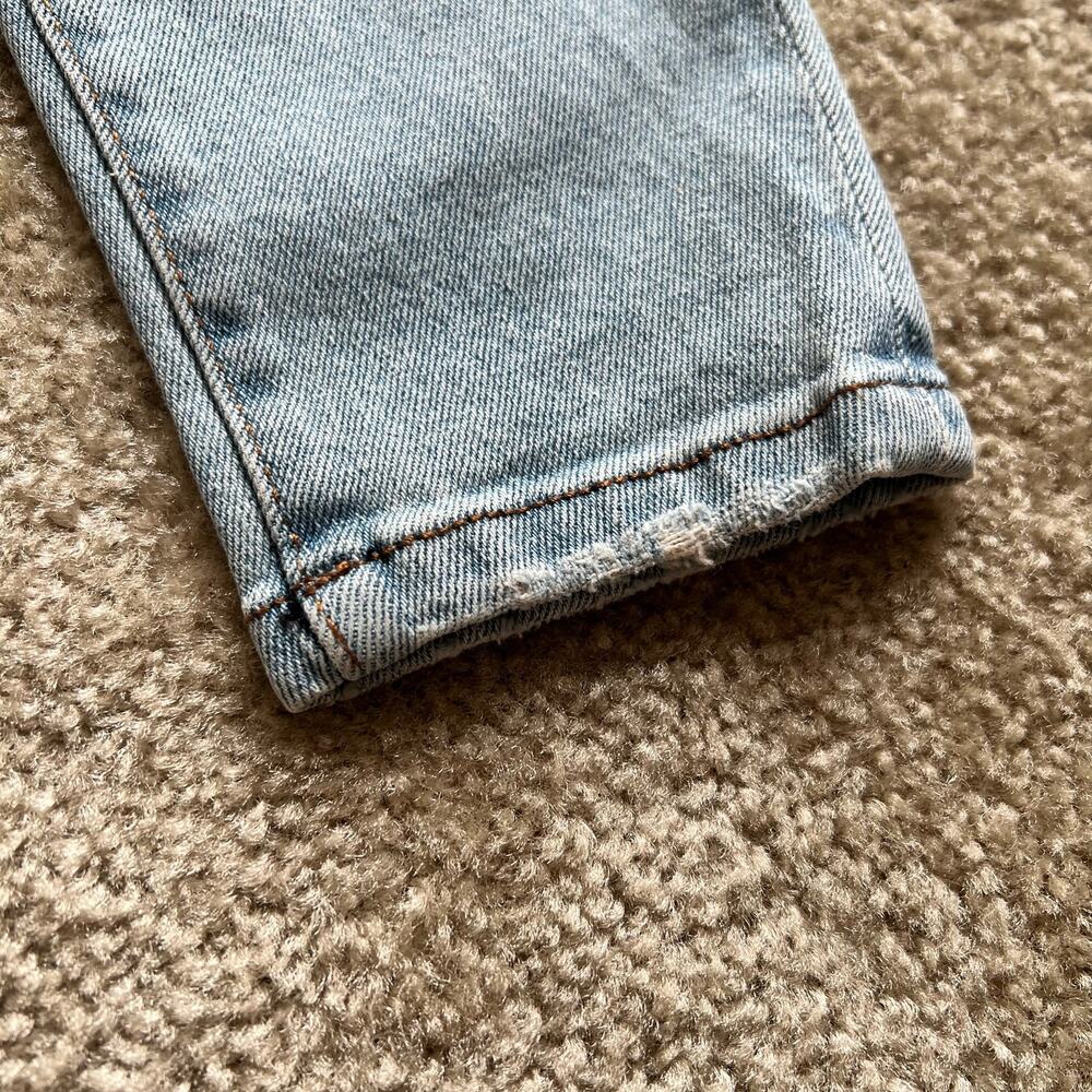 Kendall + Kylie Light Wash Distressed "The Ultra Babe Skinny" Jeans Size 1/25 - Picture 6 of 11